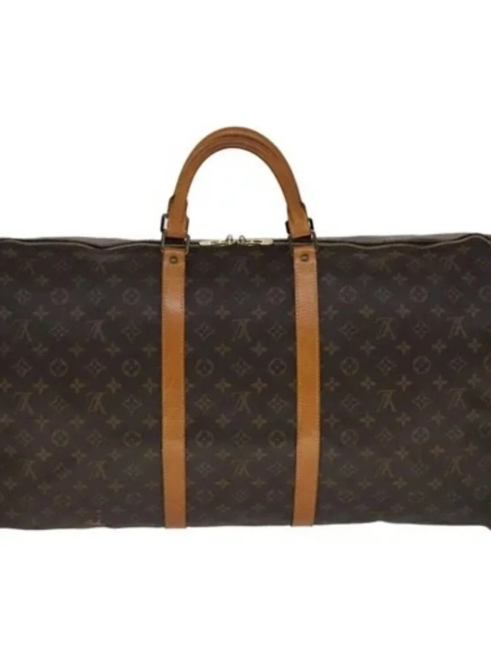 LOUIS VUITTON Monogram Keepall 60 Boston Bag M41422 LV Auth 109934